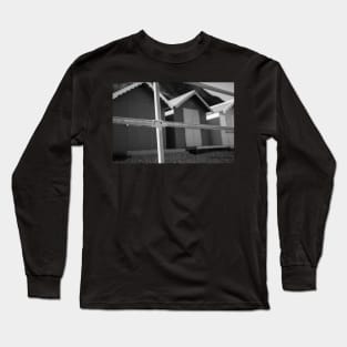 Traditional wooden beach huts Long Sleeve T-Shirt